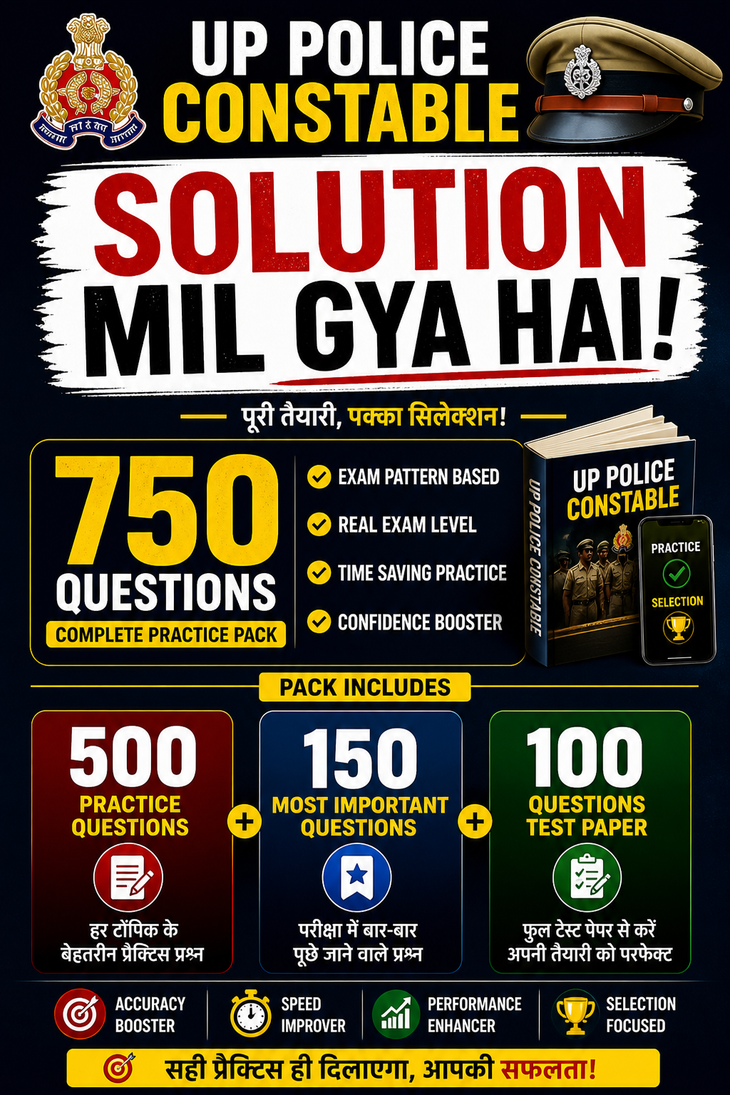 UP Police 2026 – Final Revision PDF 👉 Sirf wahi questions jo exam me fark create karte hain