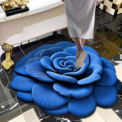 🌺𝐋𝐢𝐦𝐢𝐭𝐞𝐝 𝐓𝐢𝐦𝐞 𝐇𝐚𝐥𝐟 𝐏𝐫𝐢𝐜𝐞 - 🌹 3D Rose Floor Rug – Stylish Diwali Home Décor 🪔✨ 😍🎁