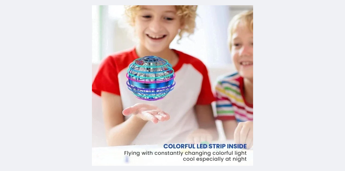 MagicFloater™ – 360° Flying Ball | Gesture Controlled | LED Show