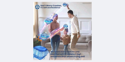 MagicFloater™ – 360° Flying Ball | Gesture Controlled | LED Show